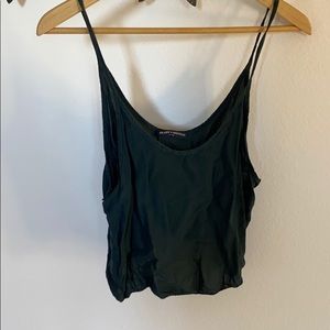 Brandy Melville Black Cropped Tank/Crop Top